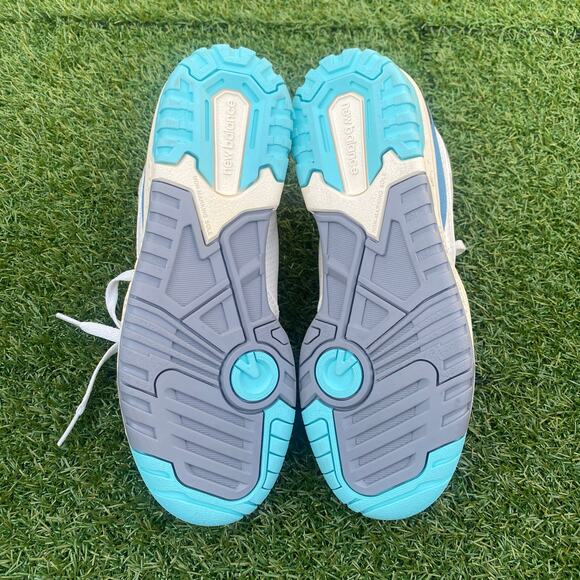 New Balance 550 White Surf Sea Salt Yellow Sneakers BB550SSC - Picture 5 of 6